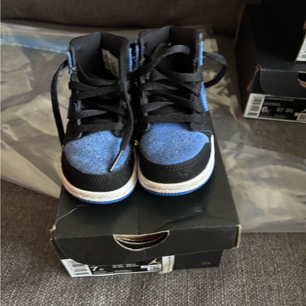 Nike Jordan 1 Retro High OG Royal Reimagined toddler size 5C